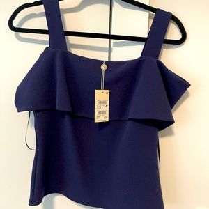 NEXT brand new blue top. Zip on back. Size UK10 US6